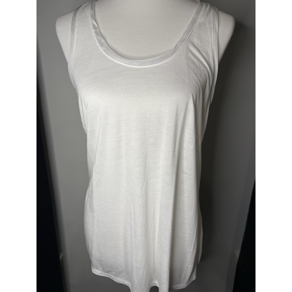 GAP White Racer‎ Back Tank Top Women's Size Medium New With Tags